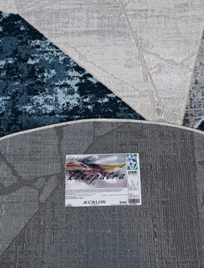 37515A oval BLUE FLS / L.GREY