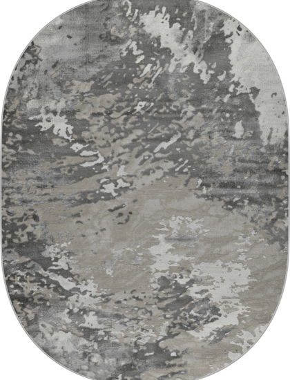 40055B oval GREY / L.GREY