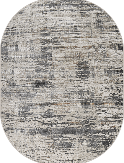 38550A oval GREY FLS / CREAM FLS