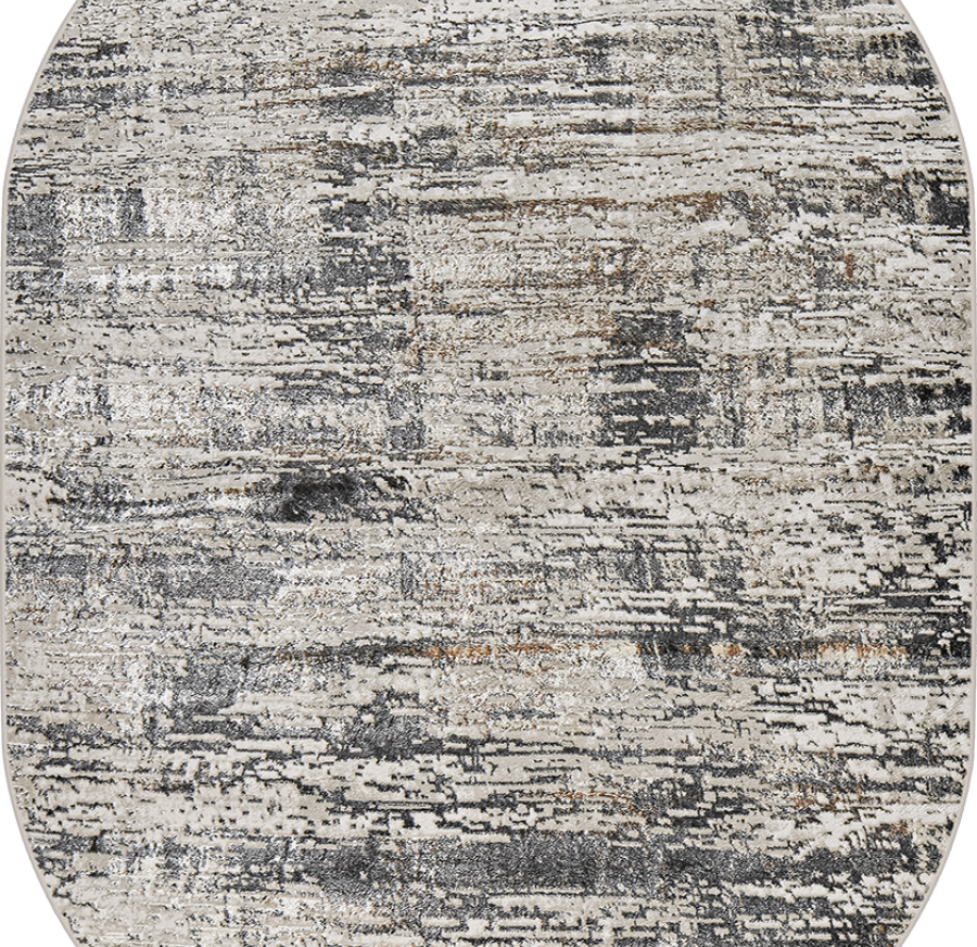 38550A oval GREY FLS / CREAM FLS