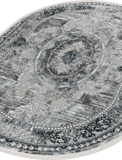 51386A oval BLUE / L.GREY