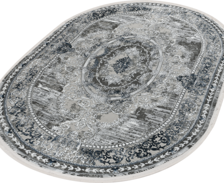 51386A oval BLUE / L.GREY