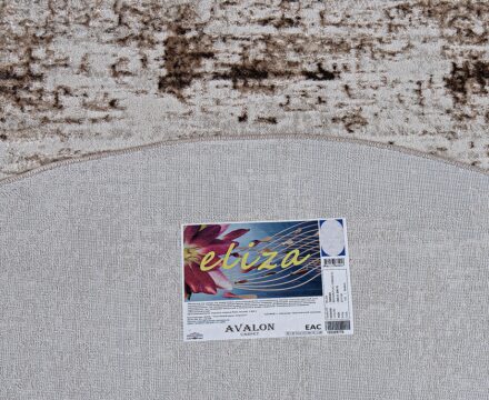 38554A oval BROWN FLS / CREAM FL