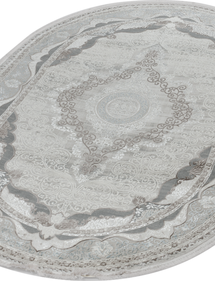 36564A oval L.BEIGE / BLUE