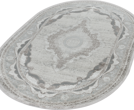 36564A oval L.BEIGE / BLUE