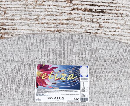 38548A oval BROWN FLS / CREAM FL