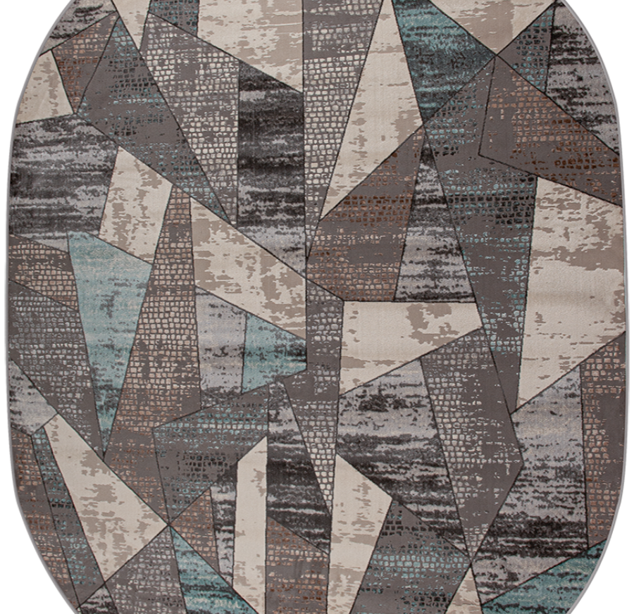 36854A oval L.GREY / BLUE