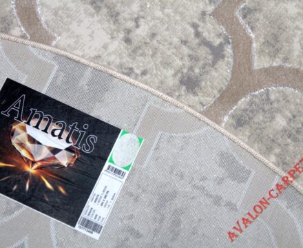 36557A oval L.BEIGE / L.BEIGE