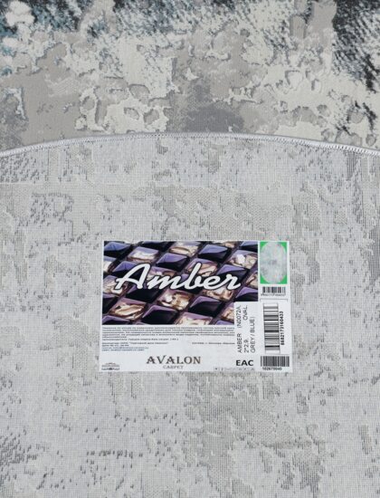 N0072A oval GREY / BLUE