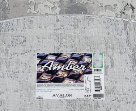 N0072A oval GREY / BLUE