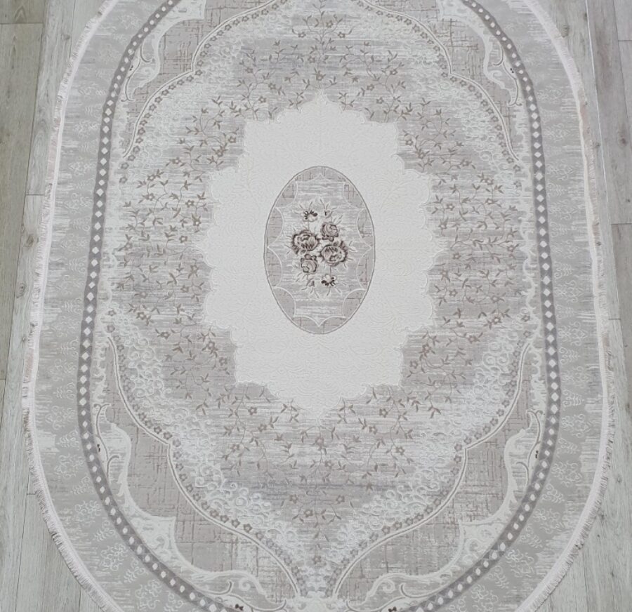 36548A oval GREY / L.BEIGE