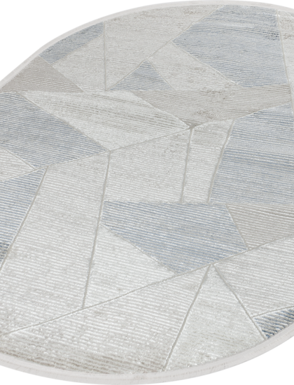 39880A oval BLUE / CREAM