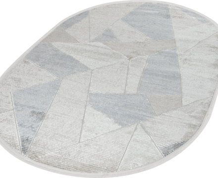 39880A oval BLUE / CREAM