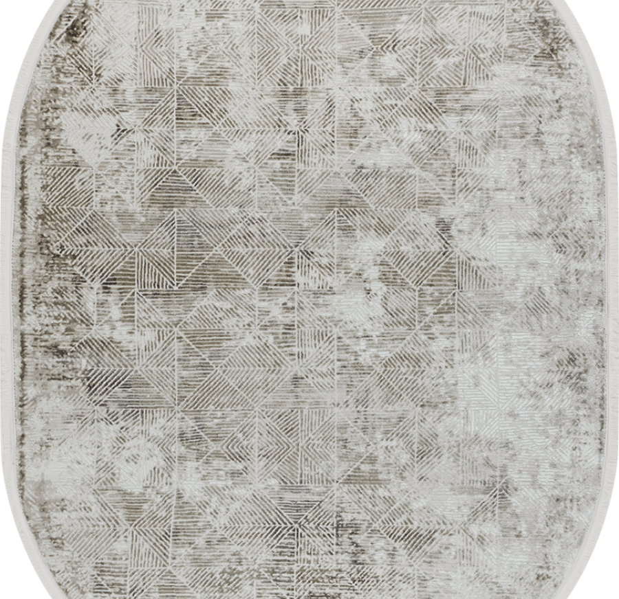 38709B oval L.BEIGE / CREAM