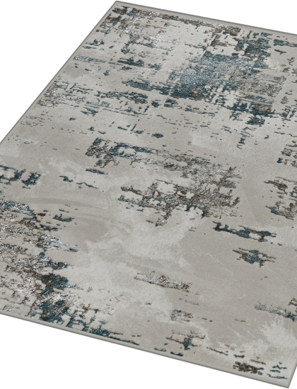 40842A stan BLUE FLS / BEIGE COK