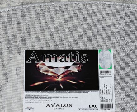 36506A oval BLUE / GREY