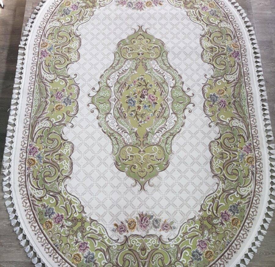 36077A oval GREEN / GREEN