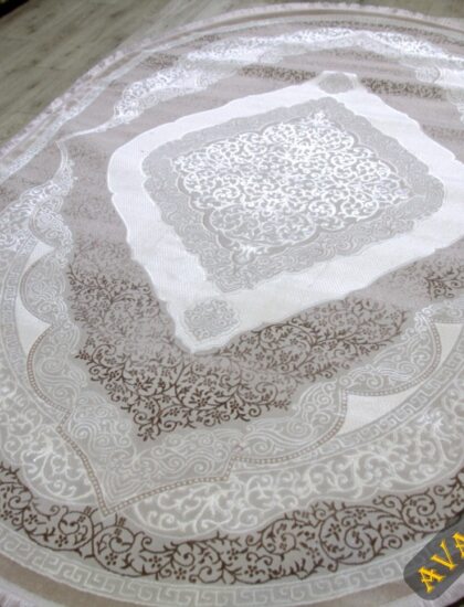 36846B oval L.BEIGE / D.VIZON