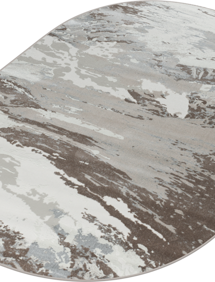 38112A oval BEIGE / D.BEIGE