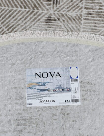 38709B oval L.BEIGE / CREAM