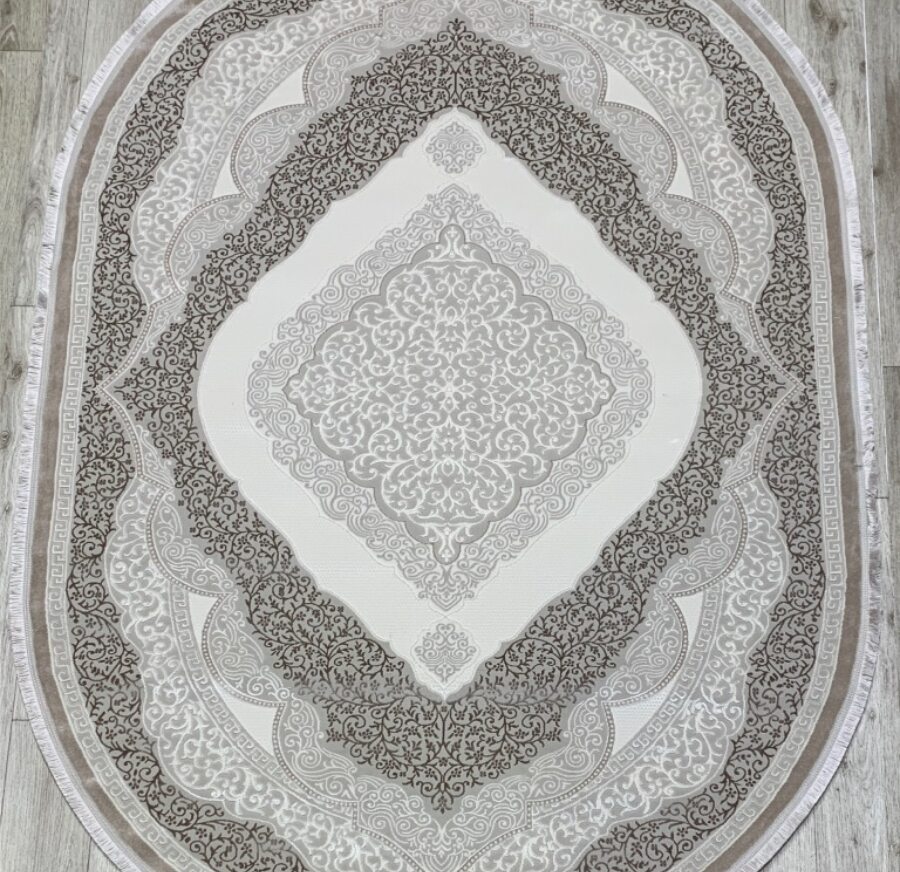 36846B oval L.BEIGE / D.VIZON