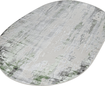 37107A oval GREEN FLS / L.GREY