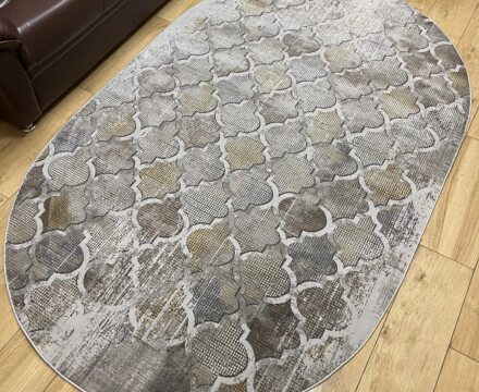 Овальный ковёр Panda  0YO75A_TILE_MUSTARD, Турция