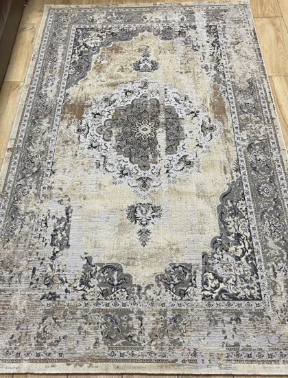 Прямоугольный ковёр Panda  BB336A_L_GREY_C_BEIGE, Турция