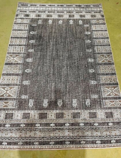 Прямоугольный ковёр Effero  A501BL_D_GREY_GREY, Турция