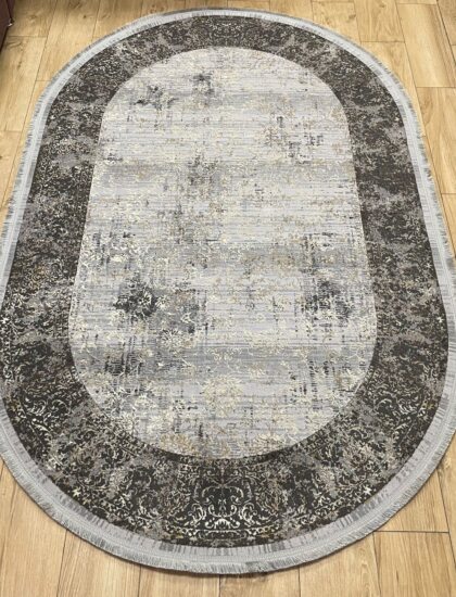 Овальный ковёр Liza 6373N_BEIGE_BEIGE, Турция