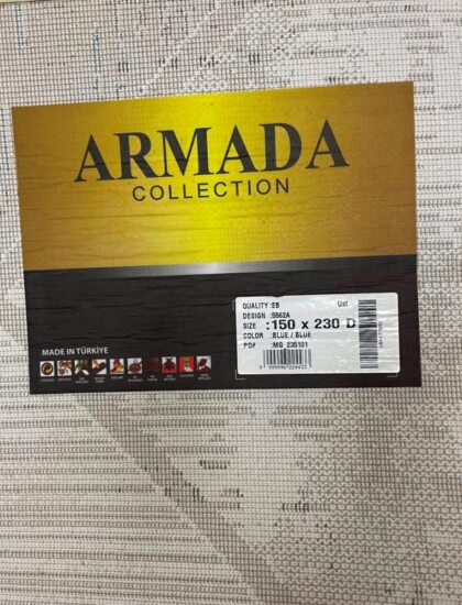 Прямоугольный ковёр Armada 5562A_BLUE_BLUE, Турция