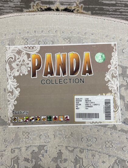 Овальный ковёр Panda  BB331A_GREY_C_GREY_C, Турция