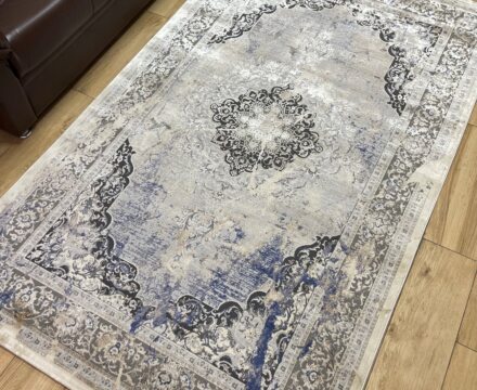 Прямоугольный ковёр Panda  BB332A_L_GREY_C_BLUE, Турция