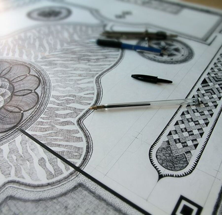 Прорисовка эскиза