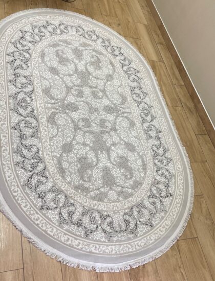 Круглый ковёр Valentino + vigo 6771A_BLUE_BLUE, Турция