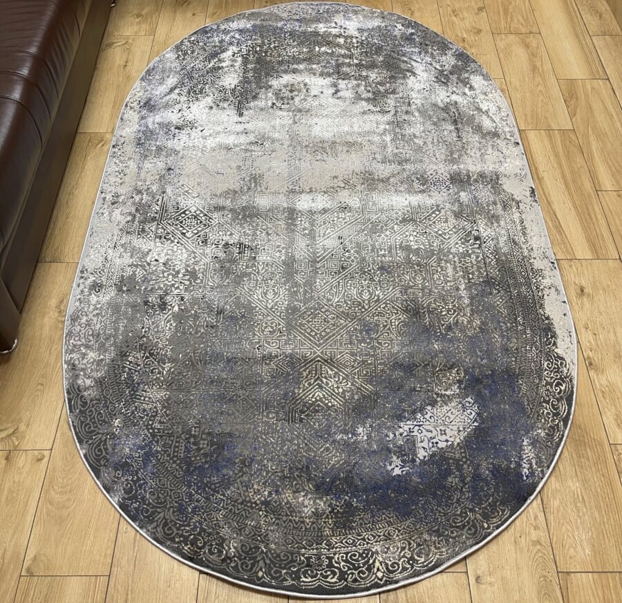 Овальный ковёр Panda  BB333A_L_GREY_C_BLUE, Турция