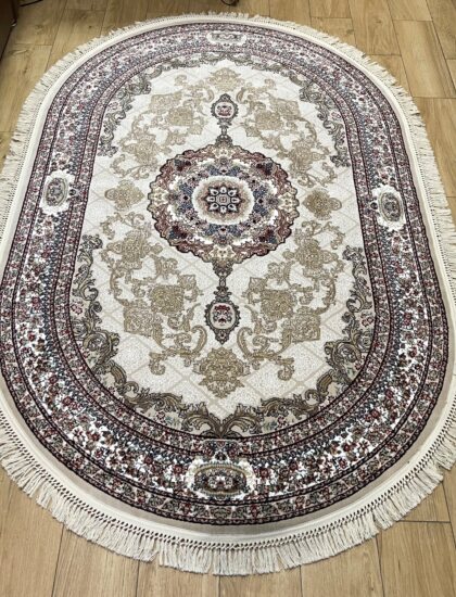 Овальный ковёр Shahriyar 3854N_CREAM_CREAM, Турция
