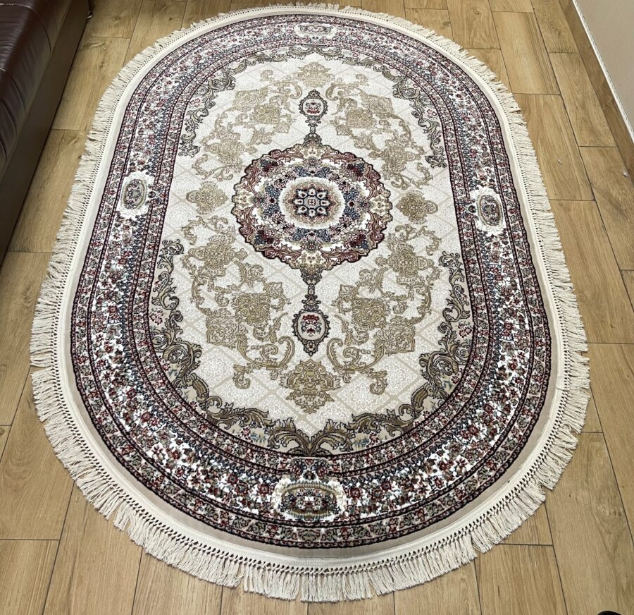 Овальный ковёр Shahriyar 3854N_CREAM_CREAM, Турция