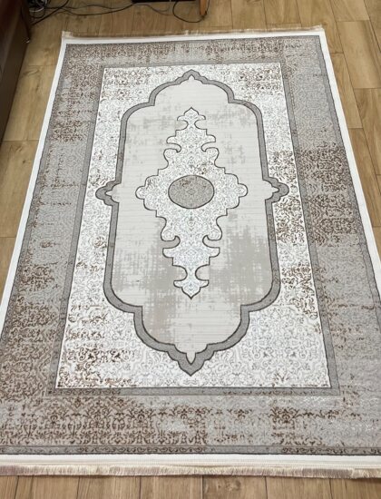 Прямоугольный ковёр Carina 4907A_CREAM_CREAM, Турция