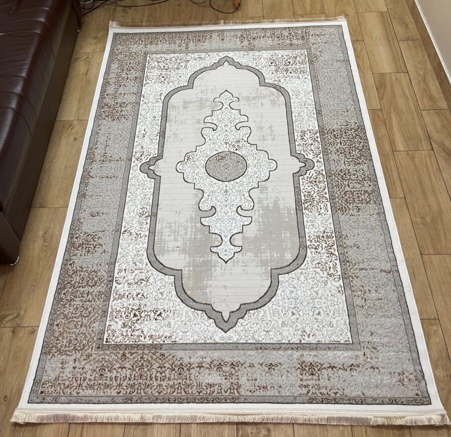 Прямоугольный ковёр Carina 4907A_CREAM_CREAM, Турция