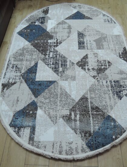 Круглый ковёр Palmira 2491B_CREAM_CREAM, Турция