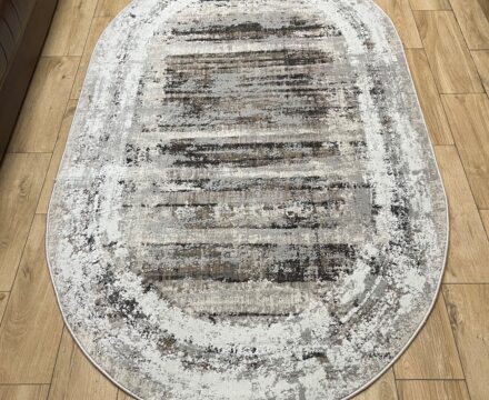 Овальный ковёр Effero  A785AG_D_GREY_L_GREEY, Турция