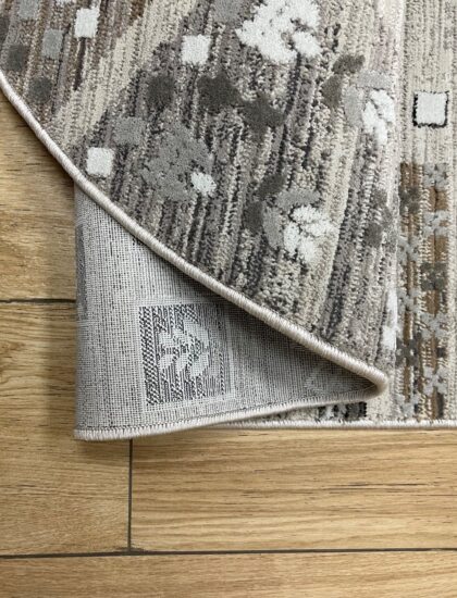 Овальный ковёр Effero  A524BQ_L_GREEY_D_GREY, Турция