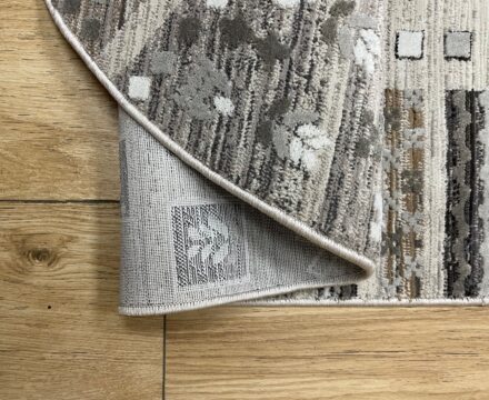 Овальный ковёр Effero  A524BQ_L_GREEY_D_GREY, Турция