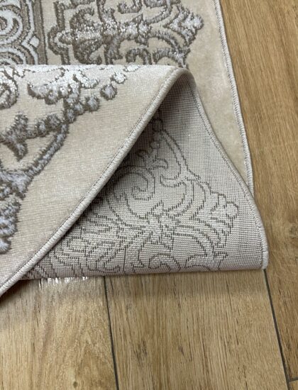 Круглый ковёр Palermo 00501A_L_BEIGE_CREAM, Турция