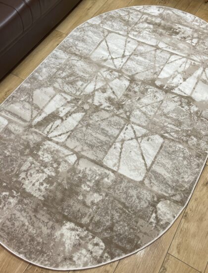 Овальный ковёр Atlas 3626A_VIZON_BEIGE, Турция