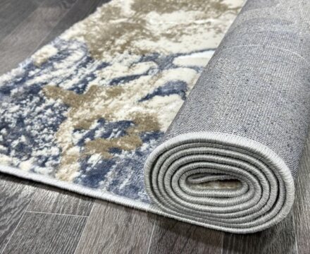 D070B_CREAM SHIRINK / BLUE FDY