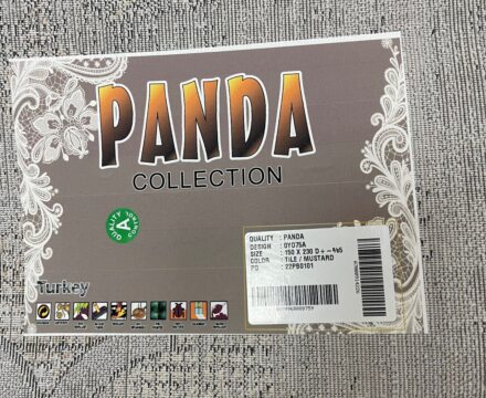 Ковёр рулон Panda  0YO75A_TILE_MUSTARD, Турция