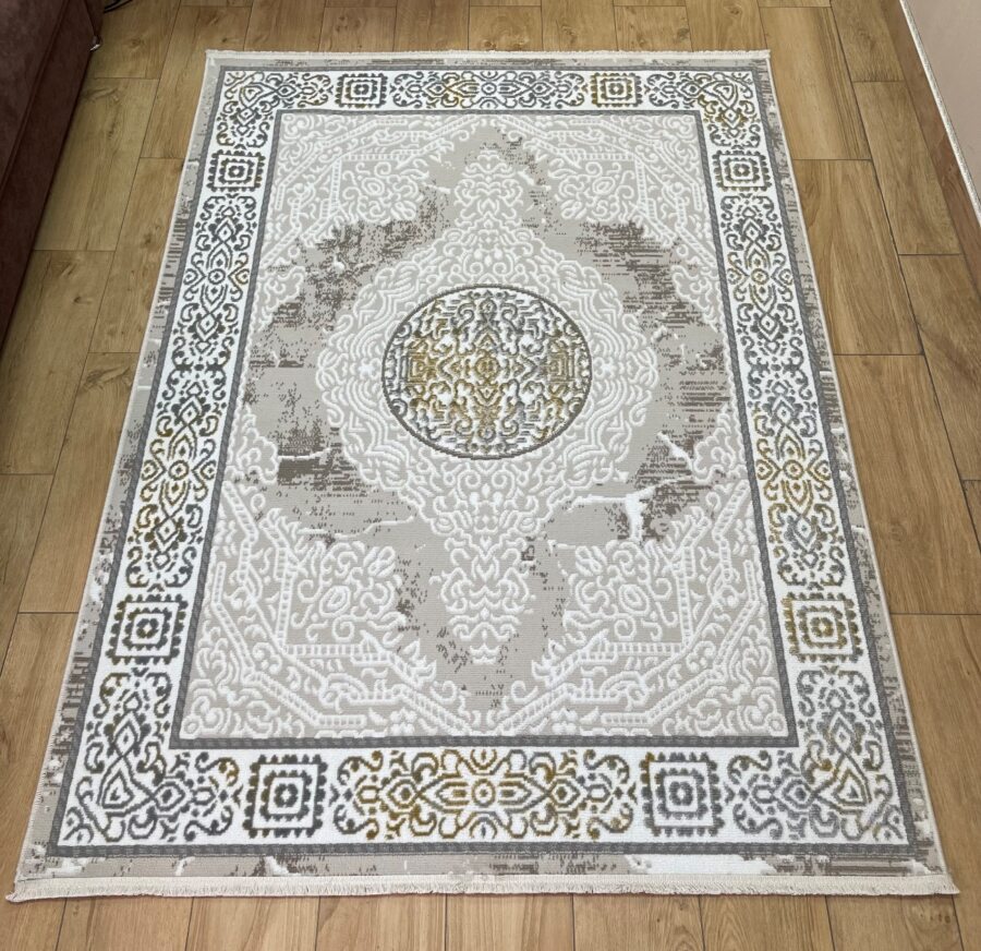 Прямоугольный ковёр Forte 6224A_MUSTARD_MUSTARD, Турция