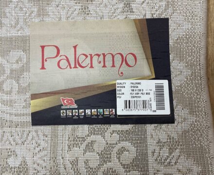 Прямоугольный ковёр Palermo 0102SA_IVORY_BEIGE, Турция